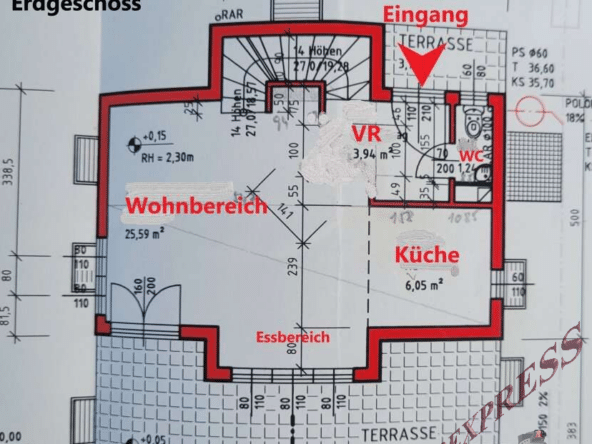 Grundriss Erdgeschoss