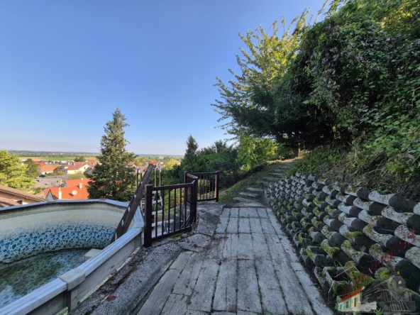 Garten mit altem Pool