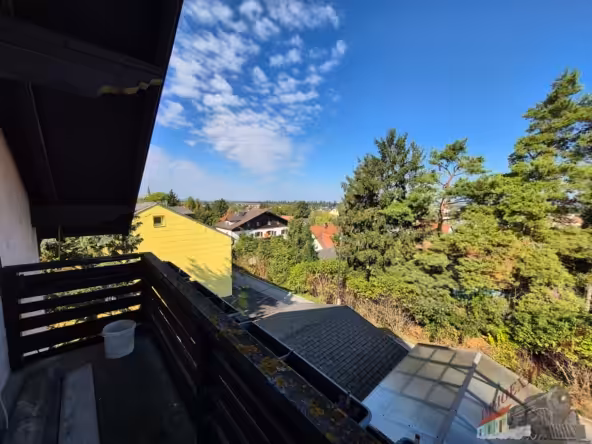 Aussicht vom Balkon