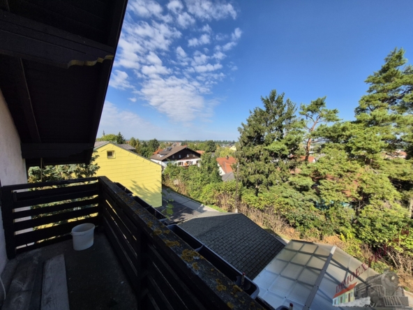Aussicht vom Balkon